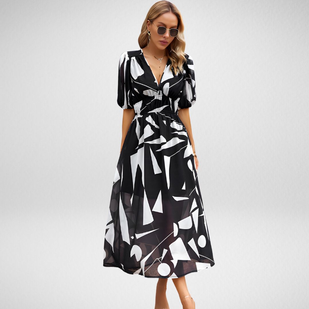 Lily | Charmante jurk met V-hals